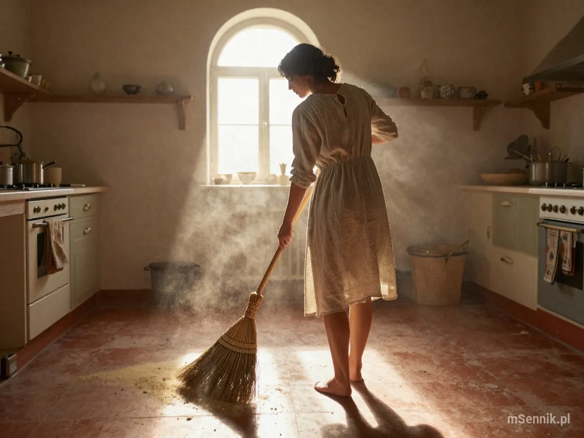 Interpretacja snu: Zamiatać Szczotka - scenariusz z życia codziennego