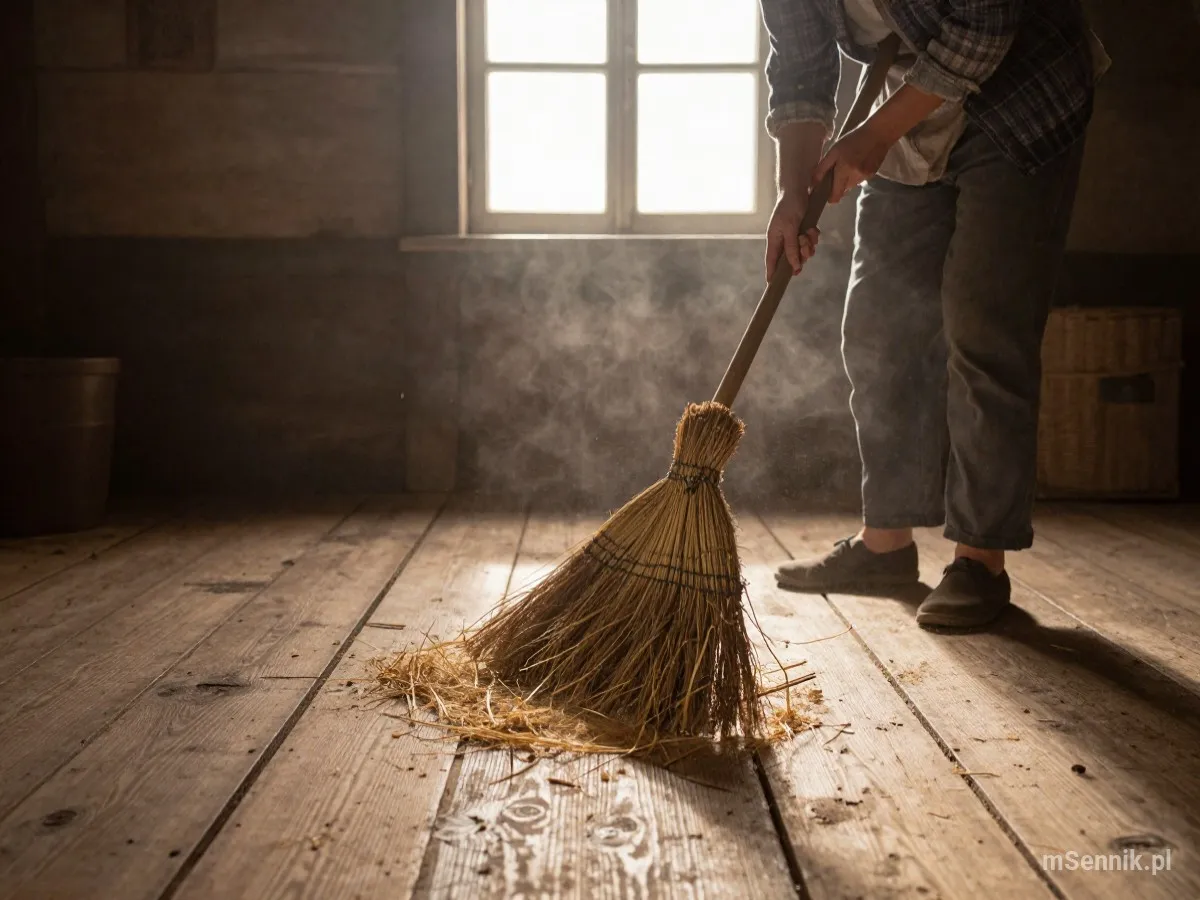 Interpretacja snu: Zamiatać - scenariusz z życia codziennego