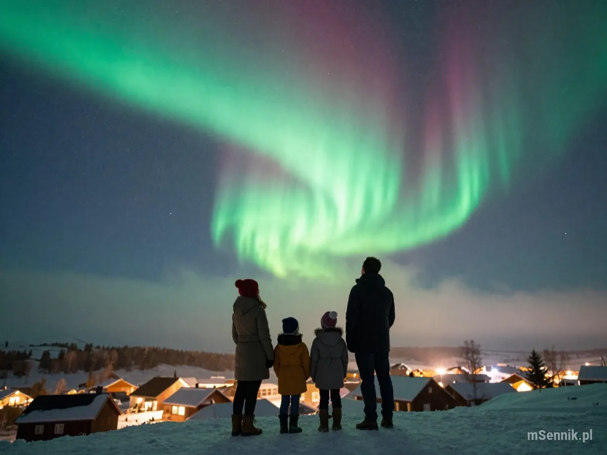 Interpretacja snu: Zorza - scenariusz z życia codziennego