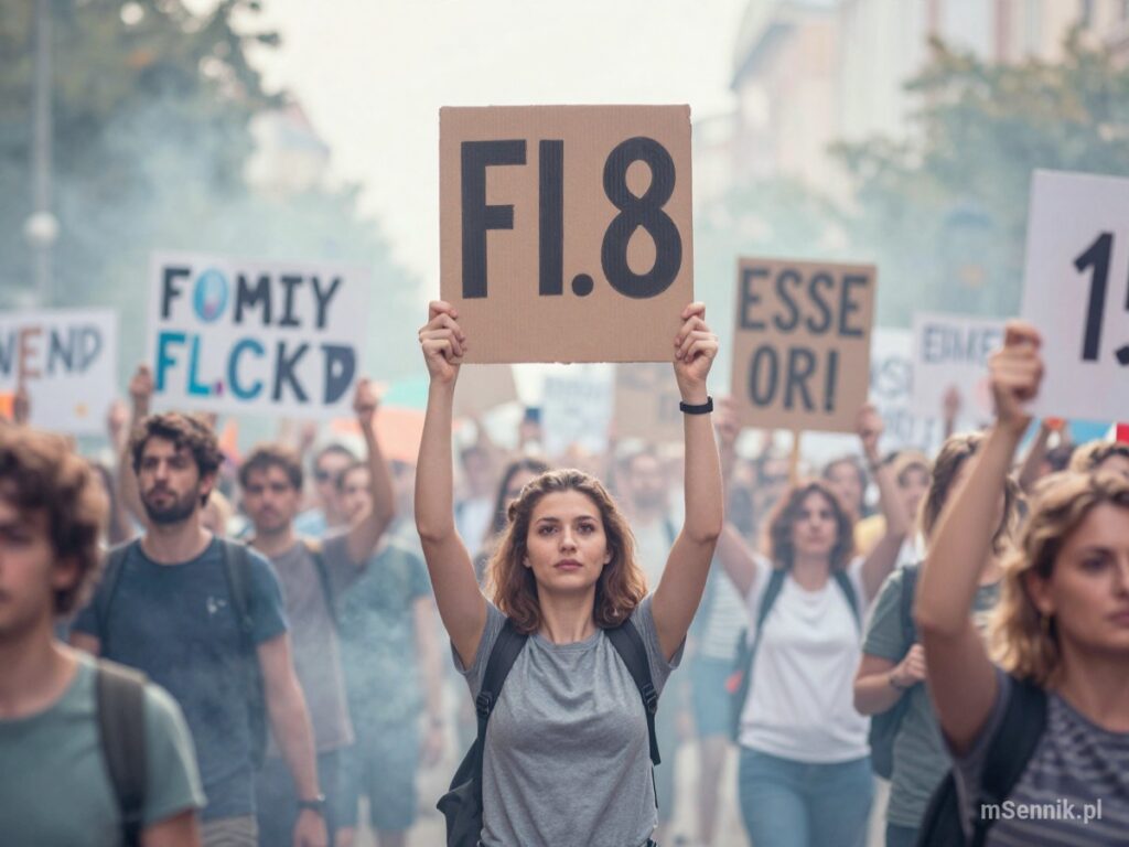 Sennik Manifestacja - znaczenie snu