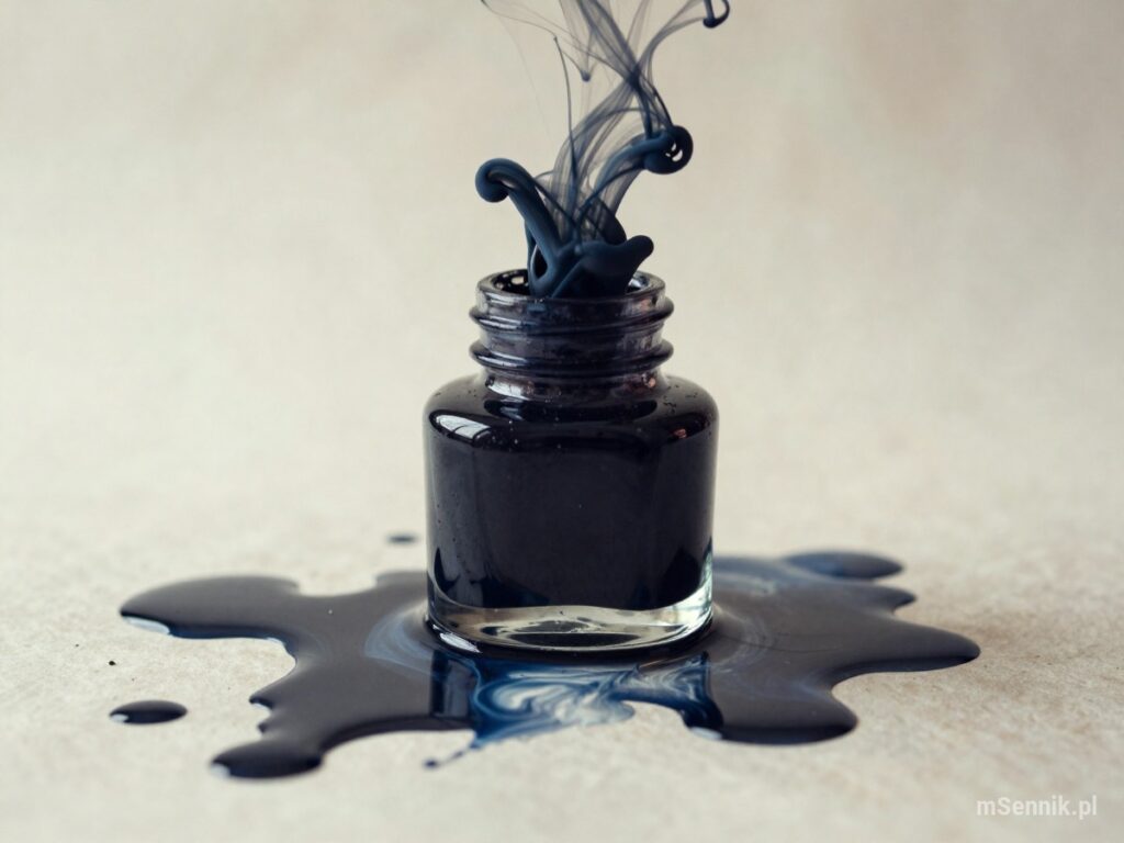 Sennik Atrament - znaczenie snu