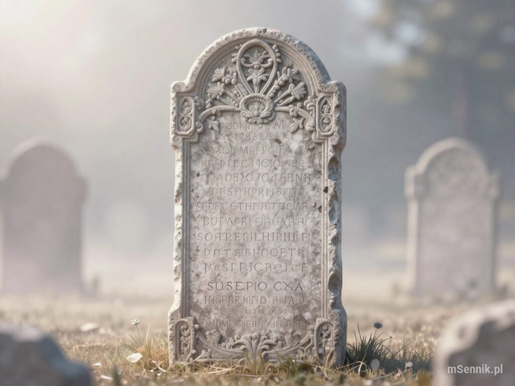 Sennik Epitafium - znaczenie snu