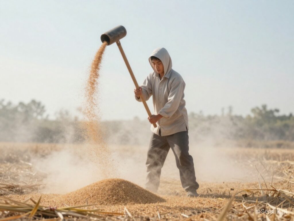 Sennik Młócić - znaczenie snu