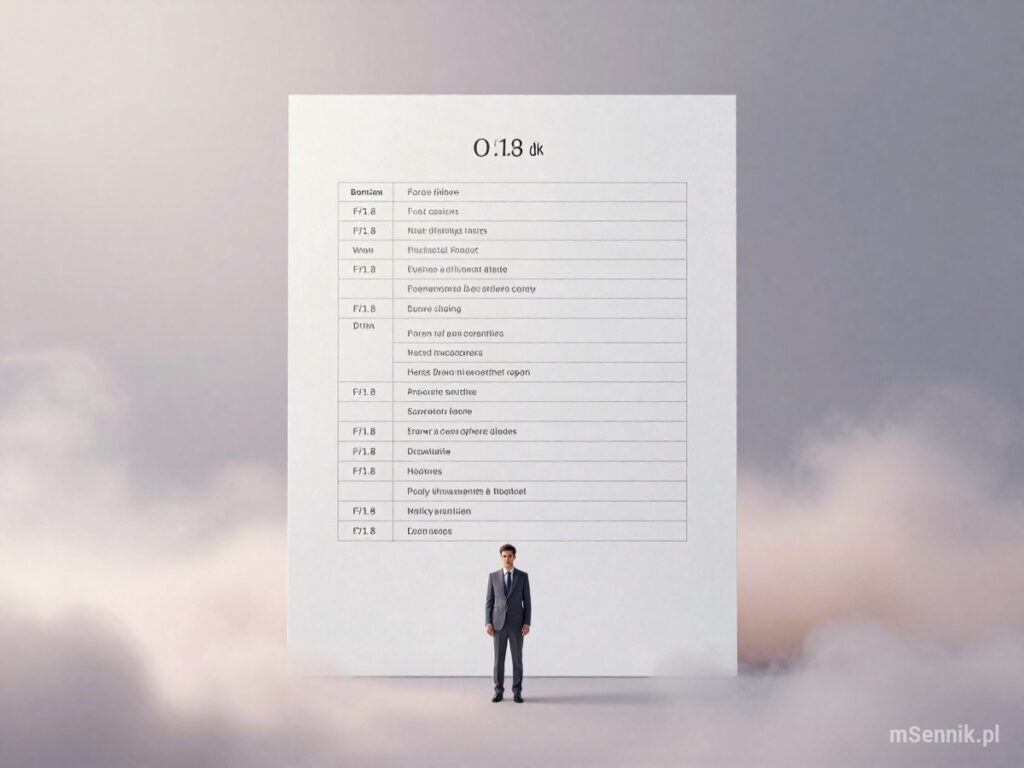 Sennik Dyspozycja - znaczenie snu