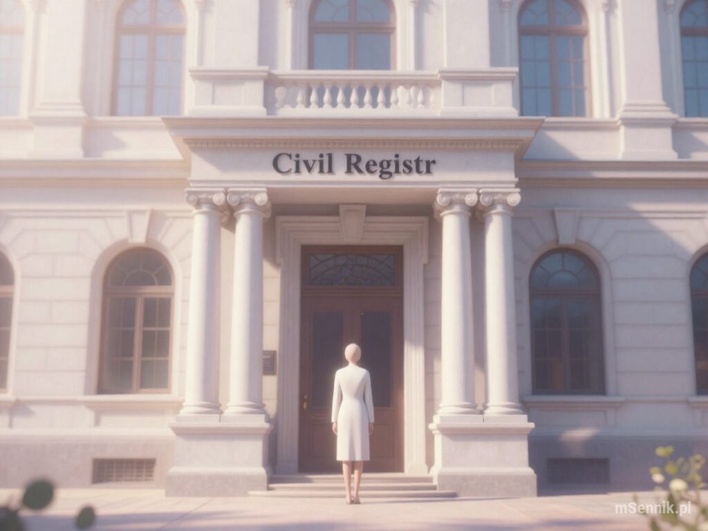 Sennik Urząd Stanu Cywilnego - znaczenie snu