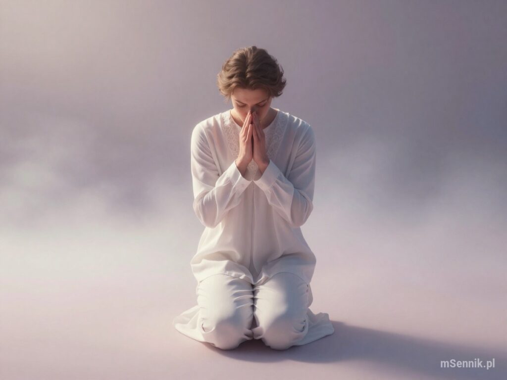 Sennik Klękać / Klęczeć - znaczenie snu