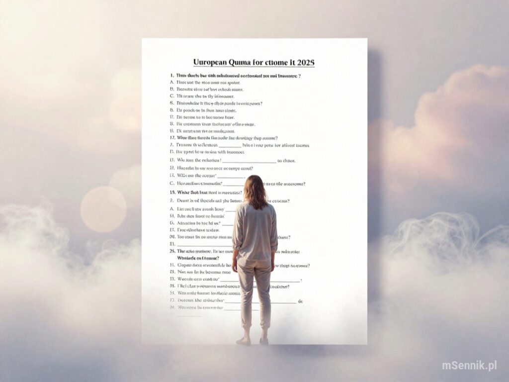 Sennik Kwiz - znaczenie snu