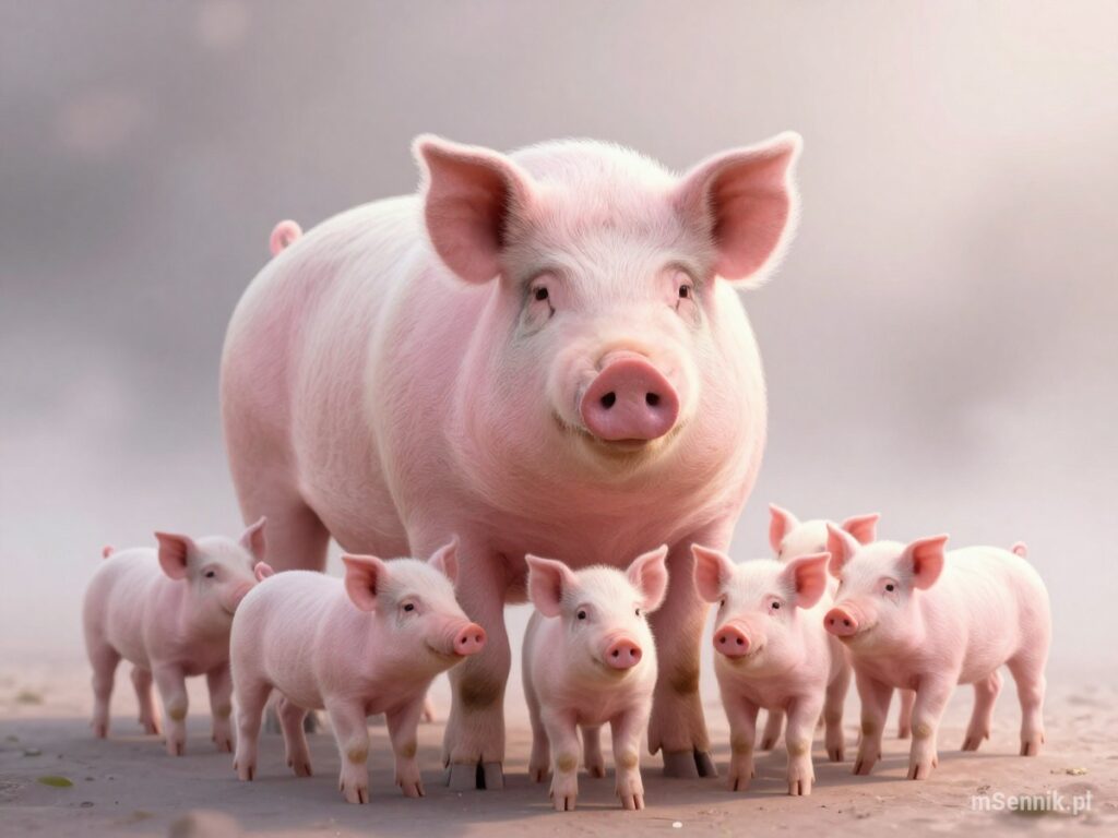 Sennik Maciora Z Prosiętami - znaczenie snu