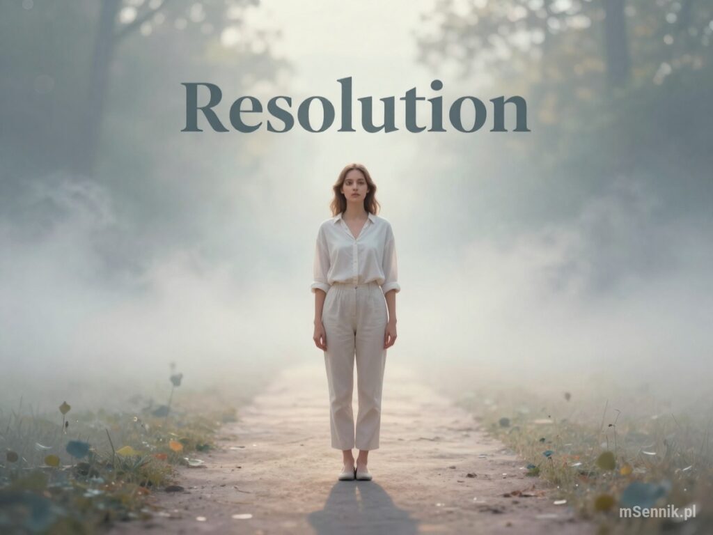 Sennik Rezolucja - znaczenie snu