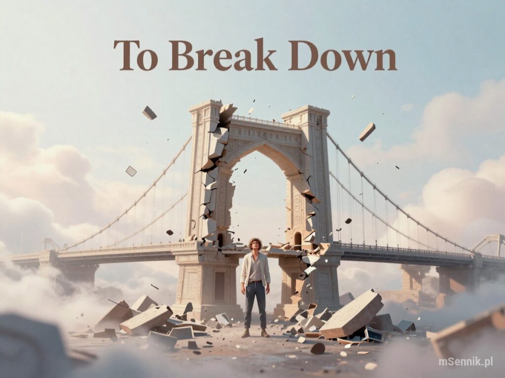 Sennik Załamać Się - znaczenie snu